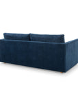 Italian Quality Sofa in Navy Blue - From Where - 