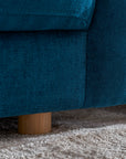 Italian Quality Sofa in Navy Blue - From Where - 