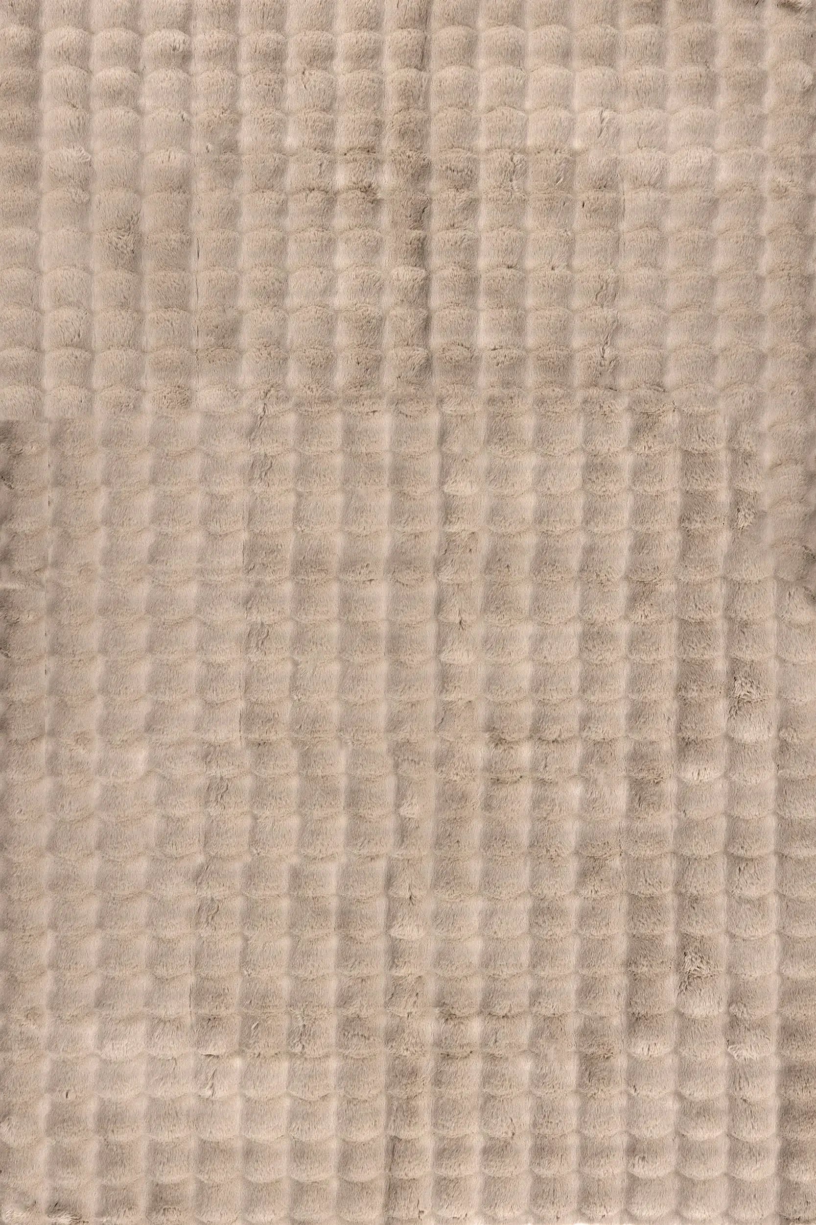 Ivana Checkered Plush Cloud Washable Rug - From Where Finds - 