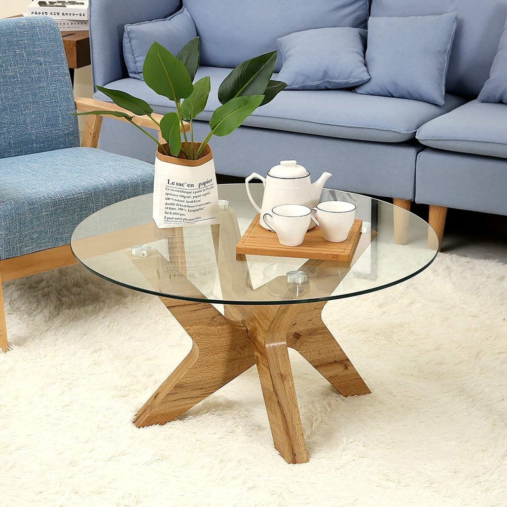 Ivinta Round Coffee Table - From Where - 