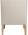 Ivory Fabric Swoop Arm Chair - From Where Finds - 