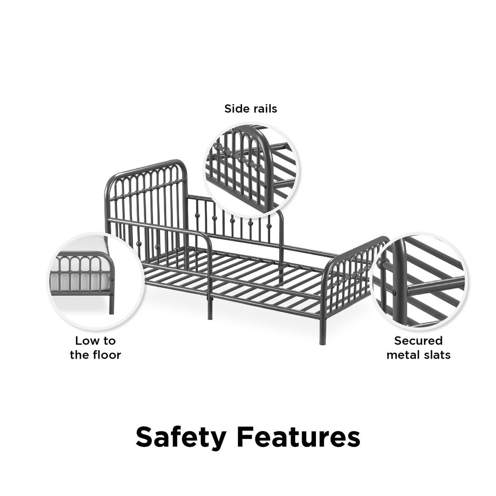 Ivy Metal Toddler Bed - From Where - 