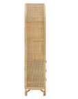 Jane 71" Arched Rattan Bookshelf - From Where Finds - 