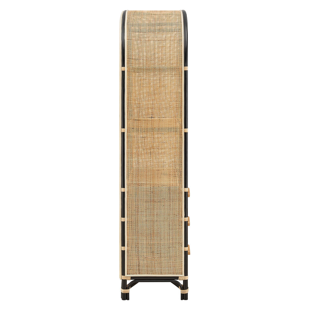 Jane 71" Arched Rattan Bookshelf - From Where Finds - 