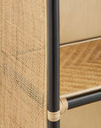 Jane 71" Arched Rattan Bookshelf - From Where Finds - 