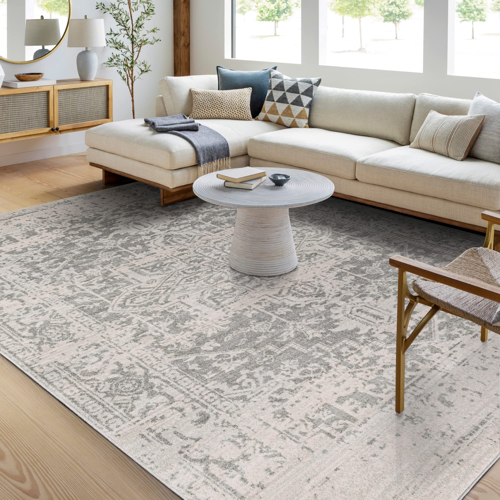 Janine Vintage Medallion Rug - From Where - 