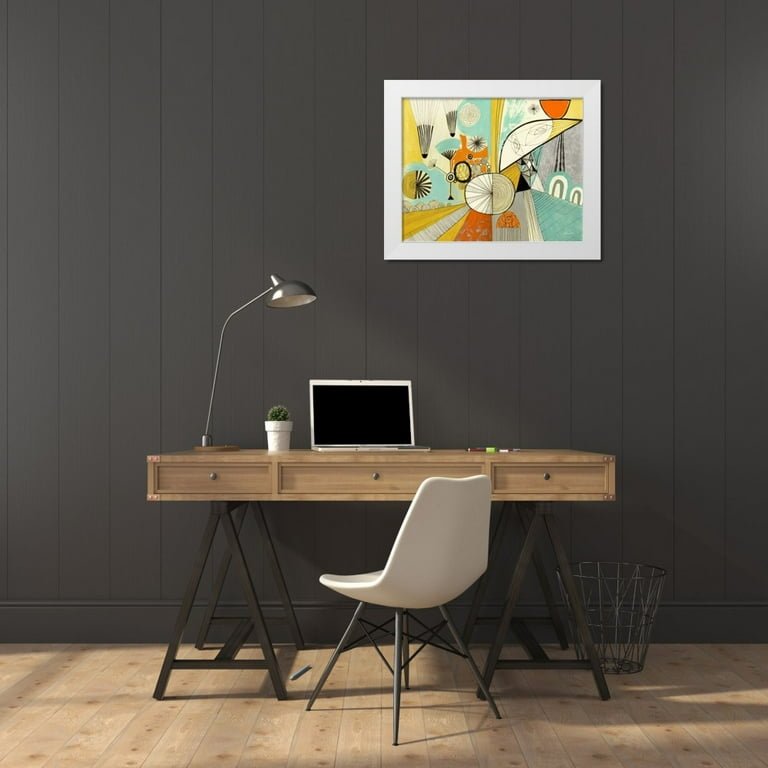 Jazzy Stuff Wood Framed Museum Art Print - From Where - 