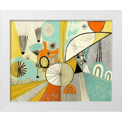 Jazzy Stuff Wood Framed Museum Art Print - From Where - 