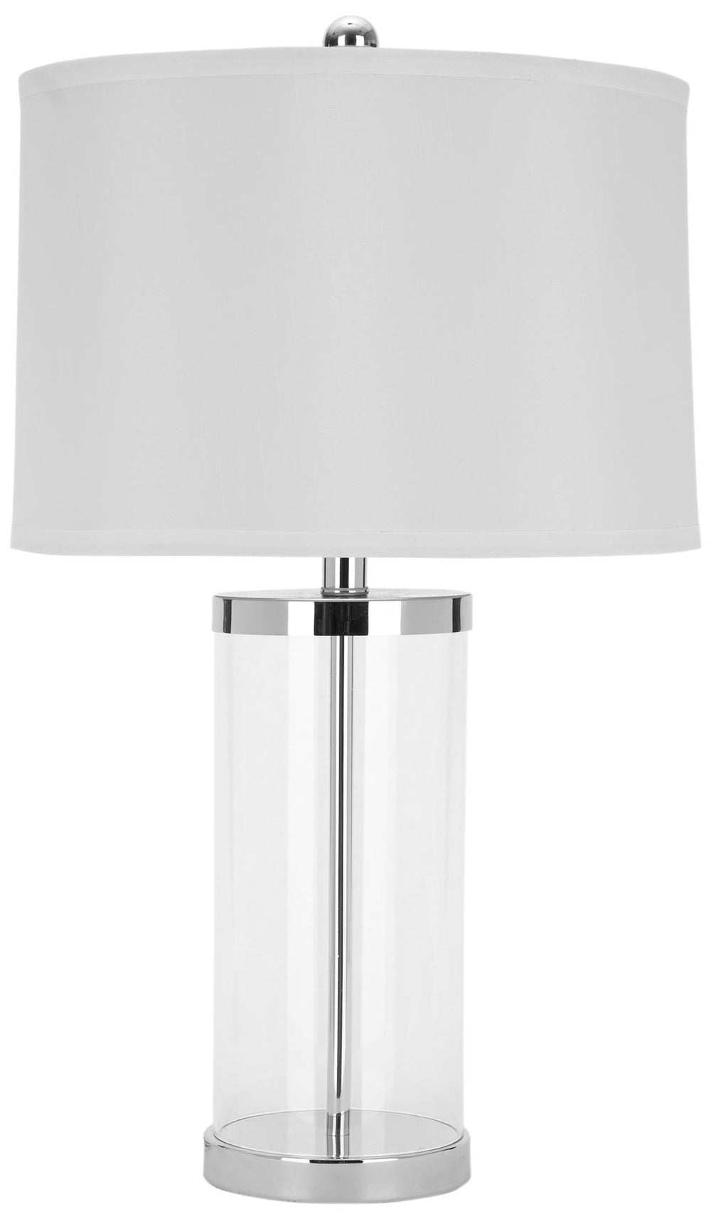 Jeanie 25" Glass Cylinder Lamp - From Where Finds - 