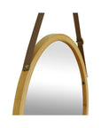 Jeffrey Wood Flat Wall Mirror - From Where - 