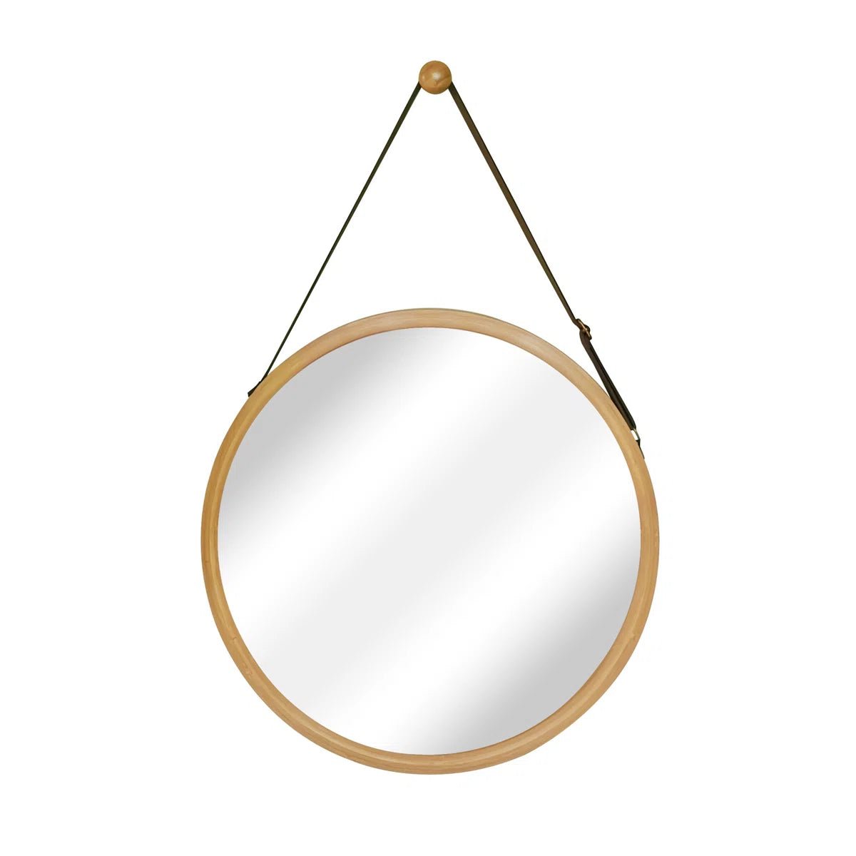 Jeffrey Wood Flat Wall Mirror - From Where - 