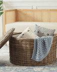 Jesse Wicker Storage Coffee Table - From Where Finds - 