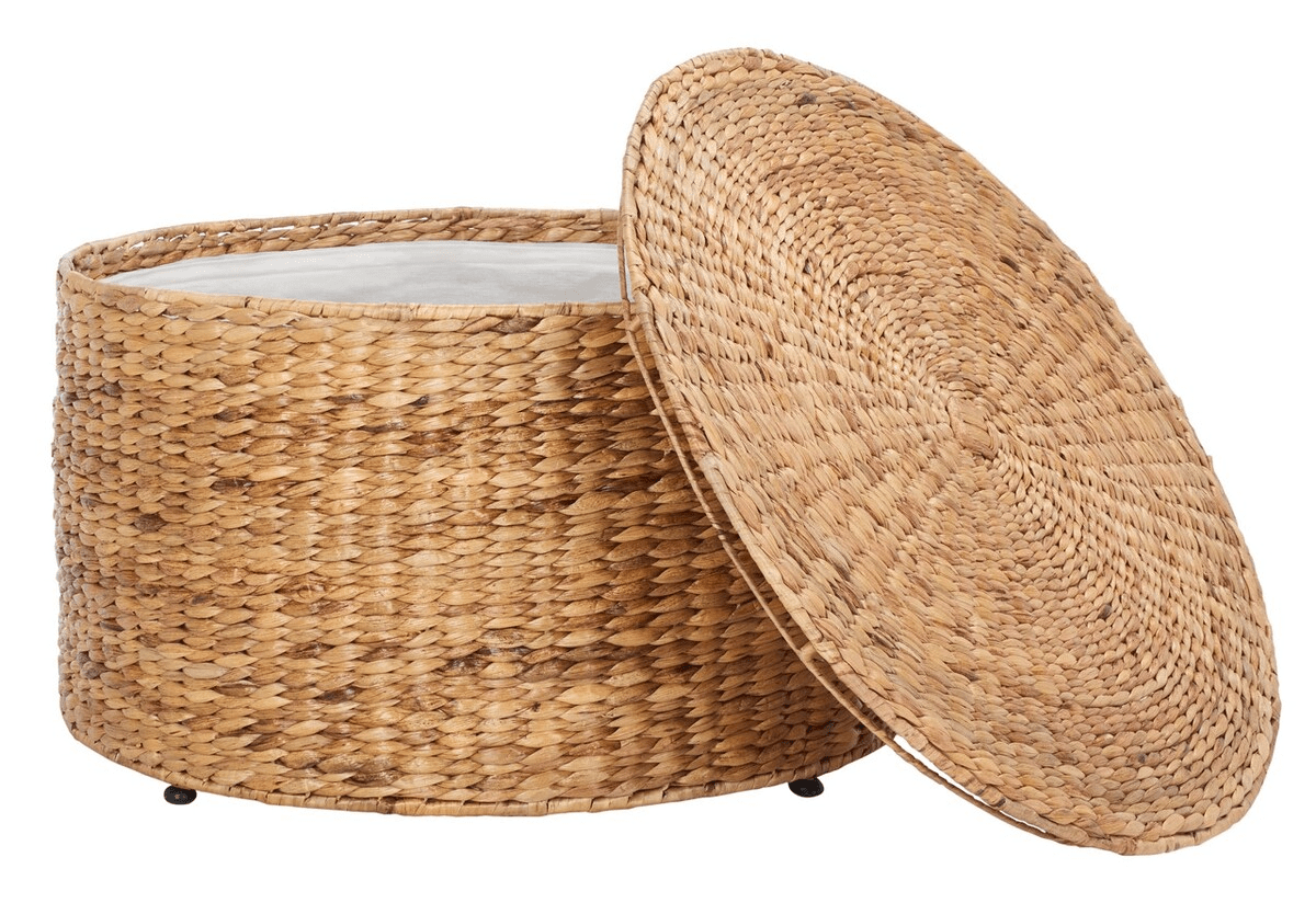 Jesse Wicker Storage Coffee Table - From Where Finds - 