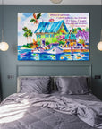 Jimmy Buffett Quotes Tropical Beach Art - From Where - 