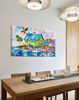Jimmy Buffett Quotes Tropical Beach Art - From Where - 