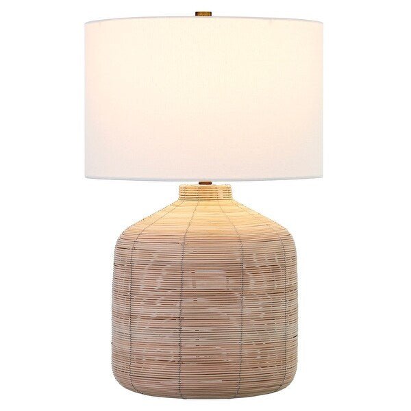 Jolina Rattan Table Lamp - From Where - 