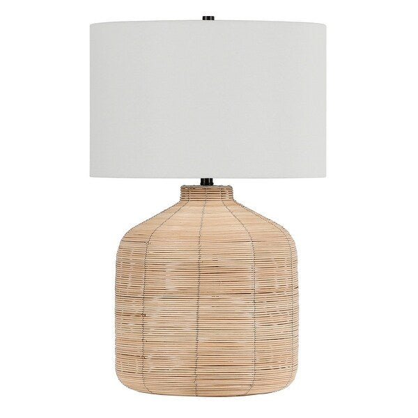 Jolina Rattan Table Lamp - From Where - 
