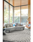 Jonathan Adler Inkdrop Black & Ivory Rug - From Where - 