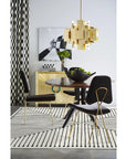Jonathan Adler Inkdrop Black & Ivory Rug - From Where - 