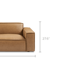 Jonathan Leather Sofa - From Where Finds -
