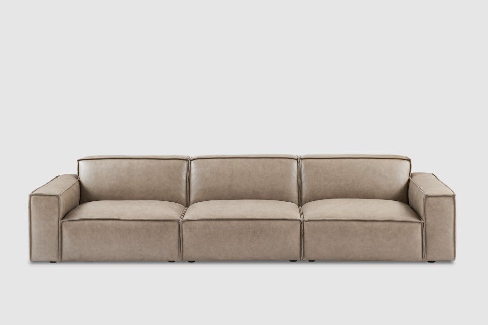 Jonathan Leather Sofa - From Where Finds -