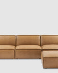Jonathan Leather Sofa - From Where Finds -