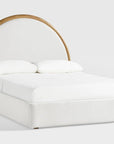 Joy Upholstered & Wood Bed - From Where - 