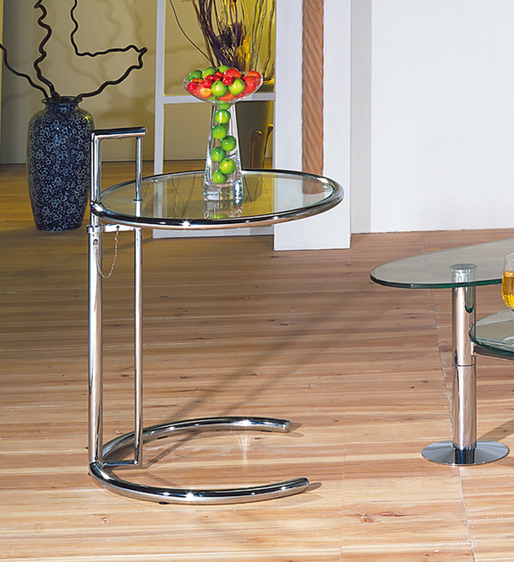 Juliet Glass Top End Table - From Where - 