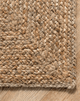 Juniper Jute Tiled Rug | Natural - From Where - 