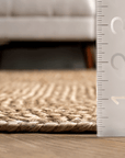 Juniper Jute Tiled Rug | Natural - From Where - 