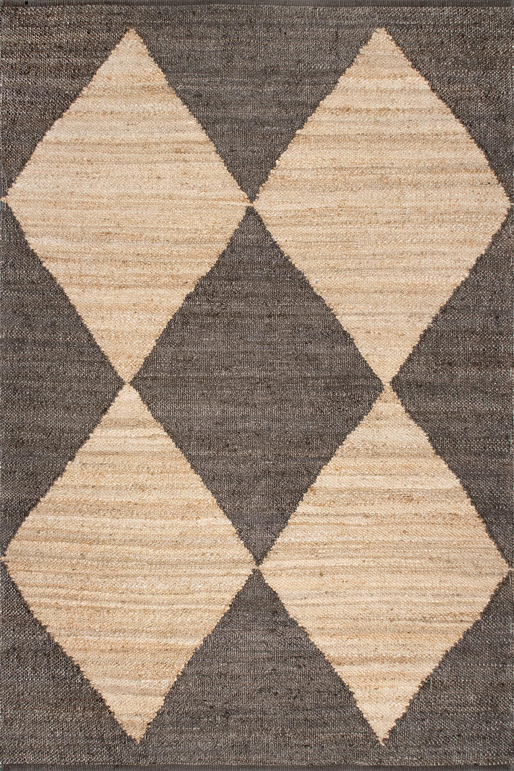 Jute Harlequin Trellis Rug - From Where Finds - 