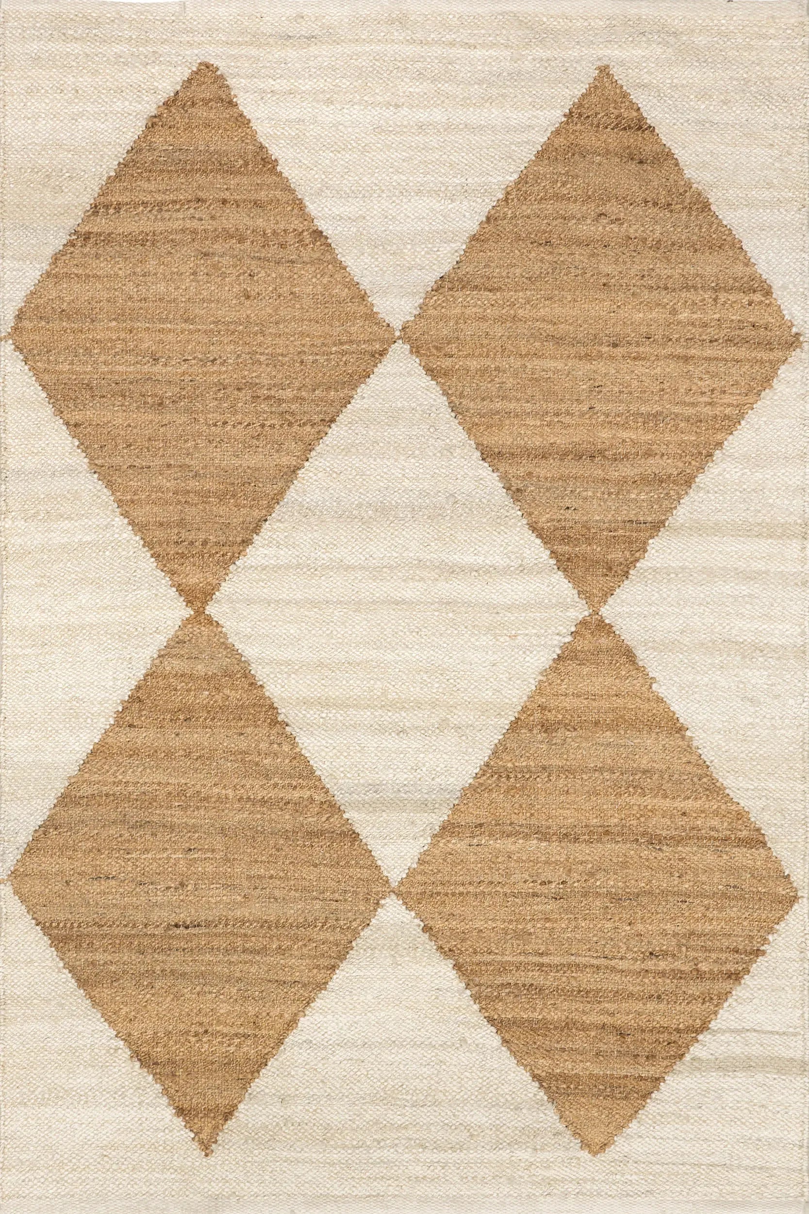 Jute Harlequin Trellis Rug - From Where Finds - 