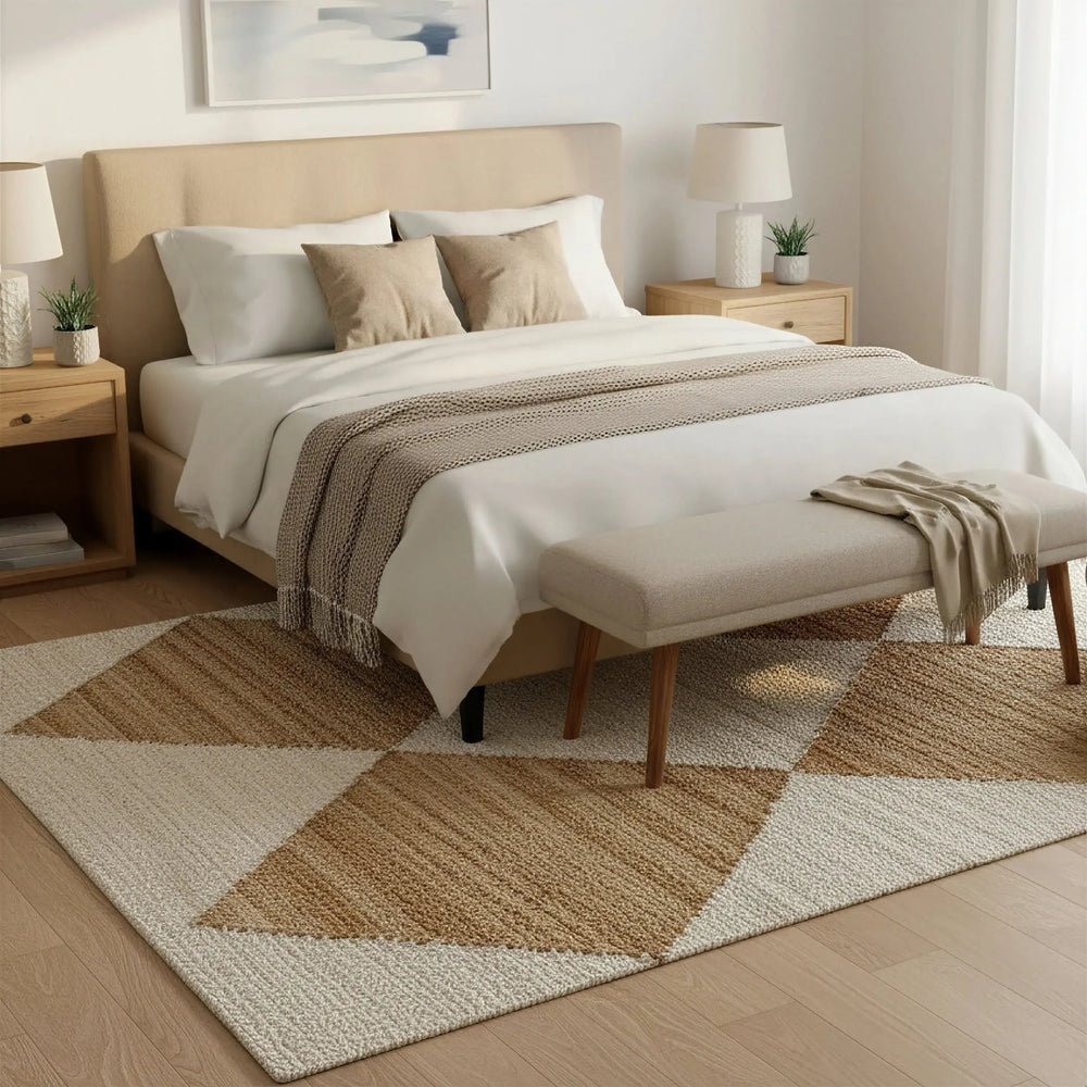 Jute Harlequin Trellis Rug - From Where Finds - 