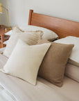 Jute Terrain Throw Pillow with Insert - From Where Finds - 