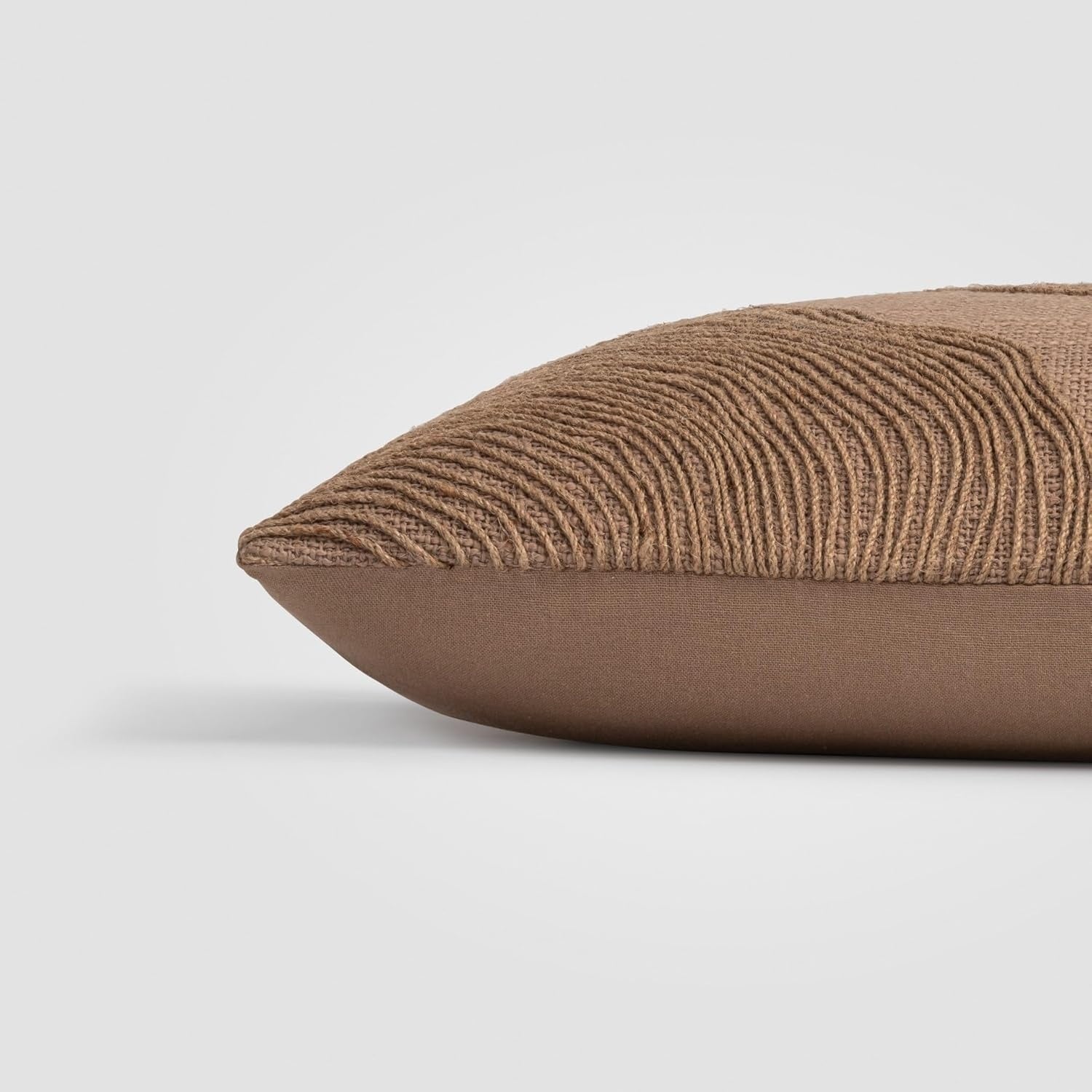 Jute Terrain Throw Pillow with Insert - From Where Finds - 