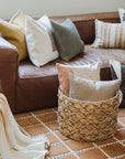 Jute Terrain Throw Pillow with Insert - From Where Finds - 