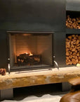 UniFlame Single Panel Olde World Iron Finish Screen