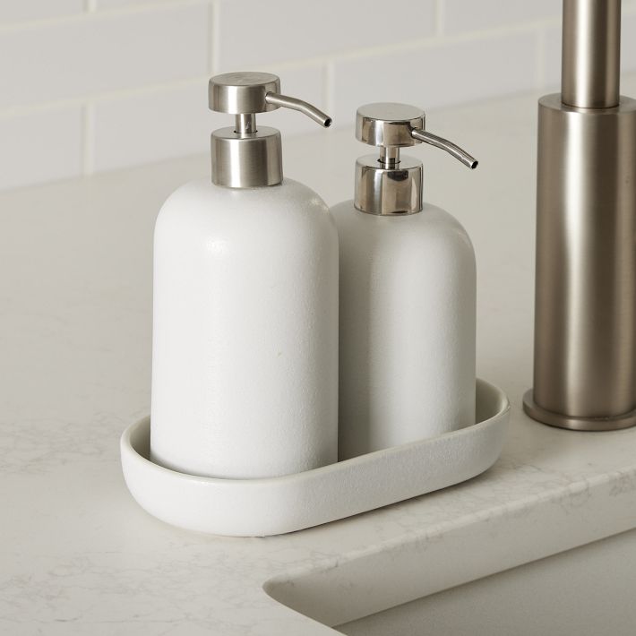 Kaloh Stoneware Soap/Lotion Pump - From Where - 