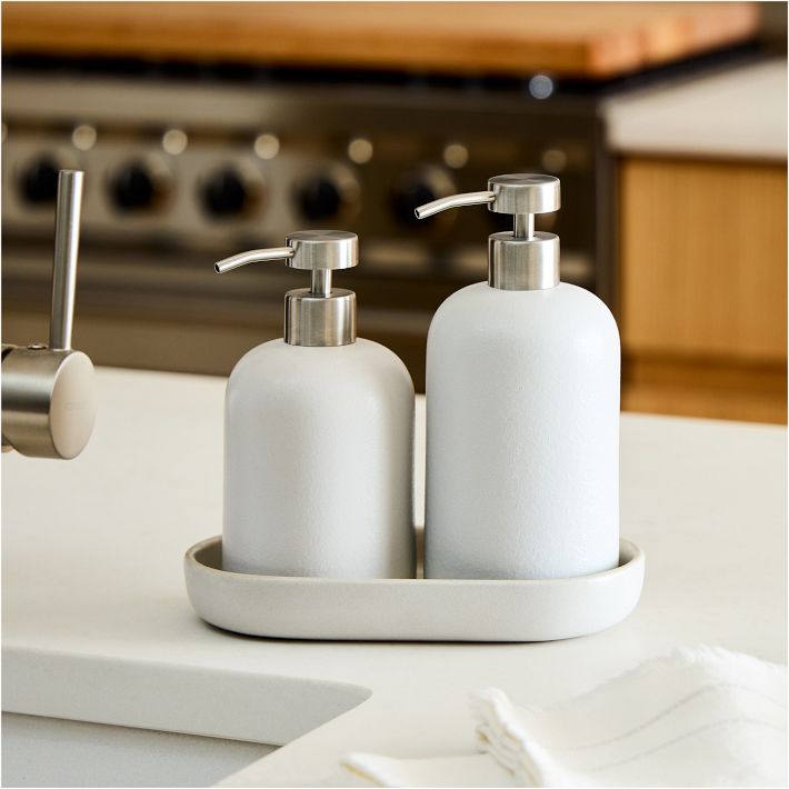 Kaloh Stoneware Soap/Lotion Pump - From Where - 