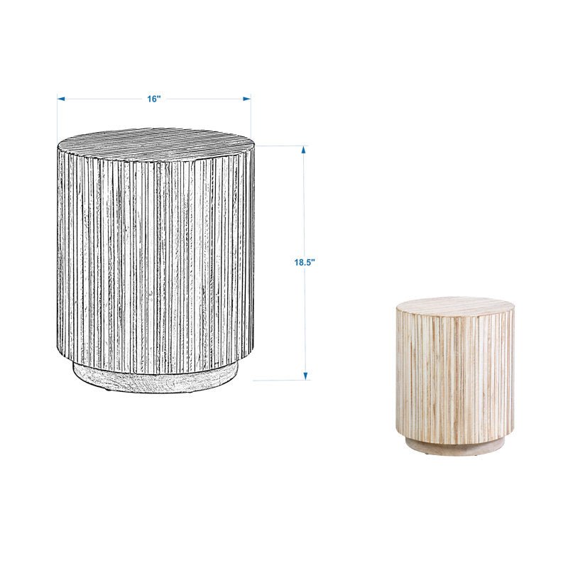 Karle End Table - From Where - 