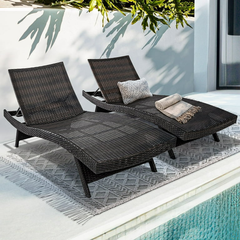 Katalina Chaise Lounge Outdoor (Set of 2) - From Where - 