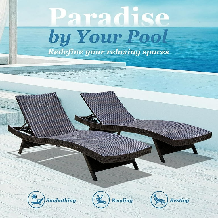 Katalina Chaise Lounge Outdoor (Set of 2) - From Where - 