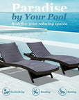 Katalina Chaise Lounge Outdoor (Set of 2) - From Where - 