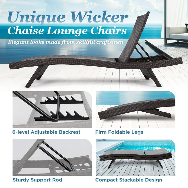 Katalina Chaise Lounge Outdoor (Set of 2) - From Where - 