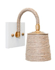 Katy Hemp Wrapped Sconce - From Where - 