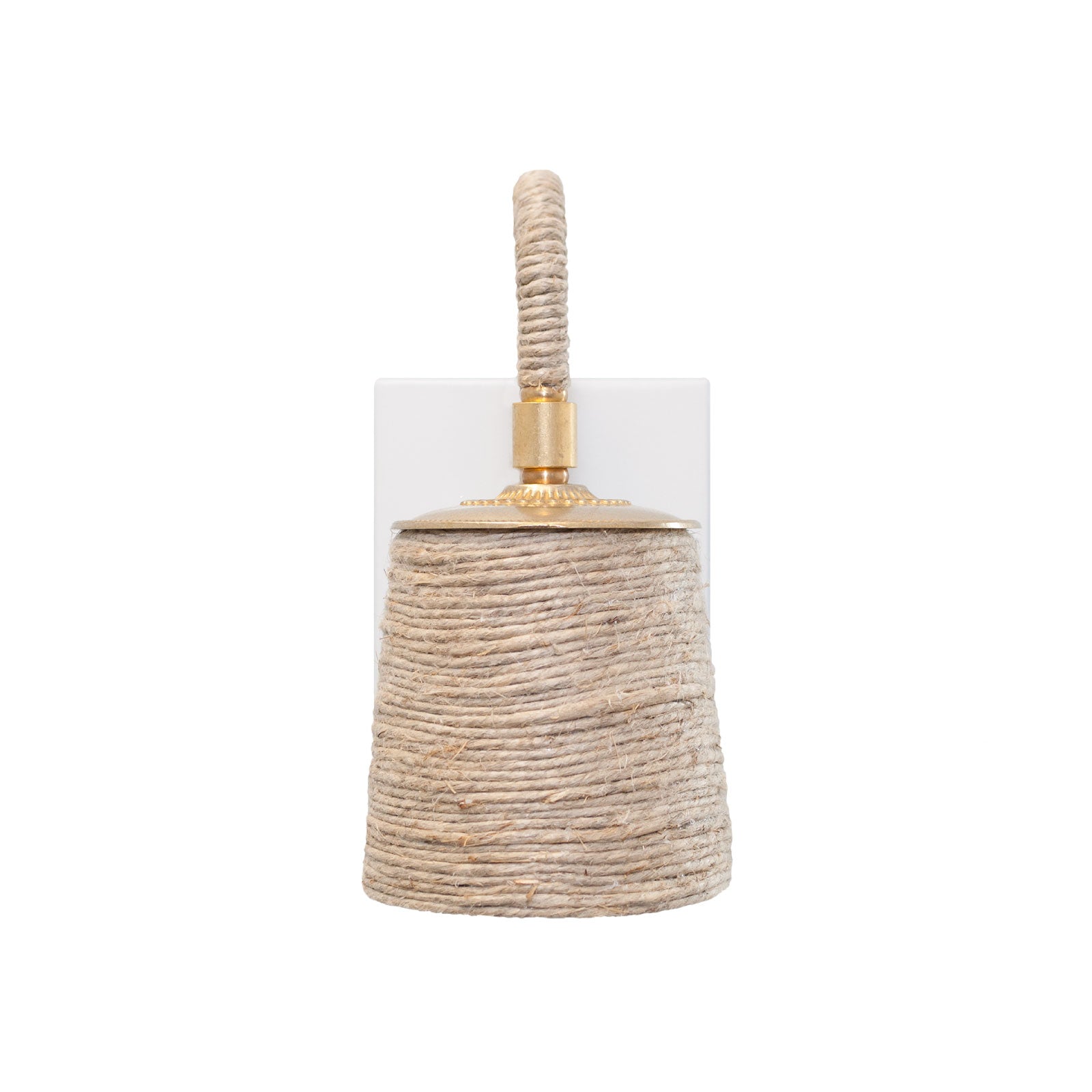 Katy Hemp Wrapped Sconce - From Where - 
