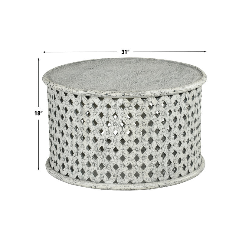 Kaziyah Bathilda Solid Wood Coffee Table - From Where - 