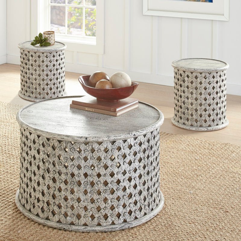 Kaziyah Bathilda Solid Wood Coffee Table - From Where - 
