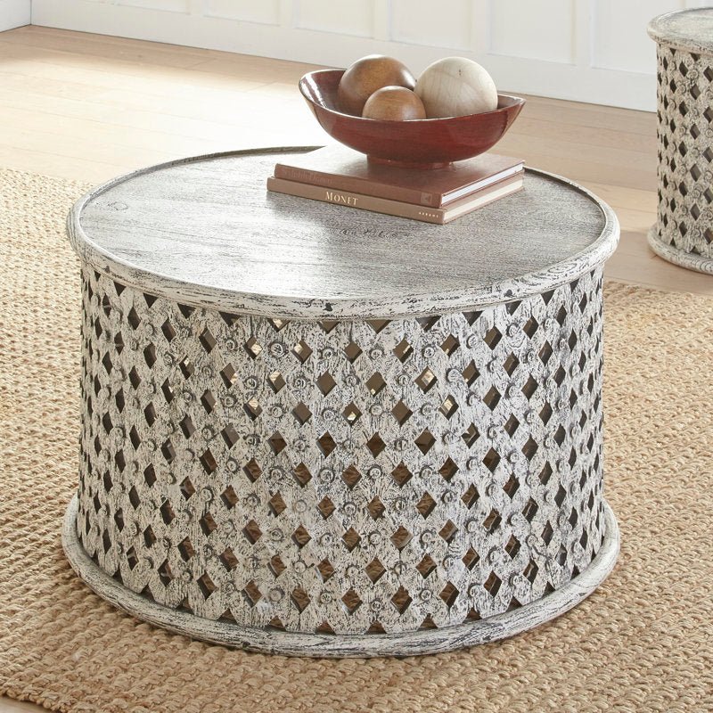 Kaziyah Bathilda Solid Wood Coffee Table - From Where - 
