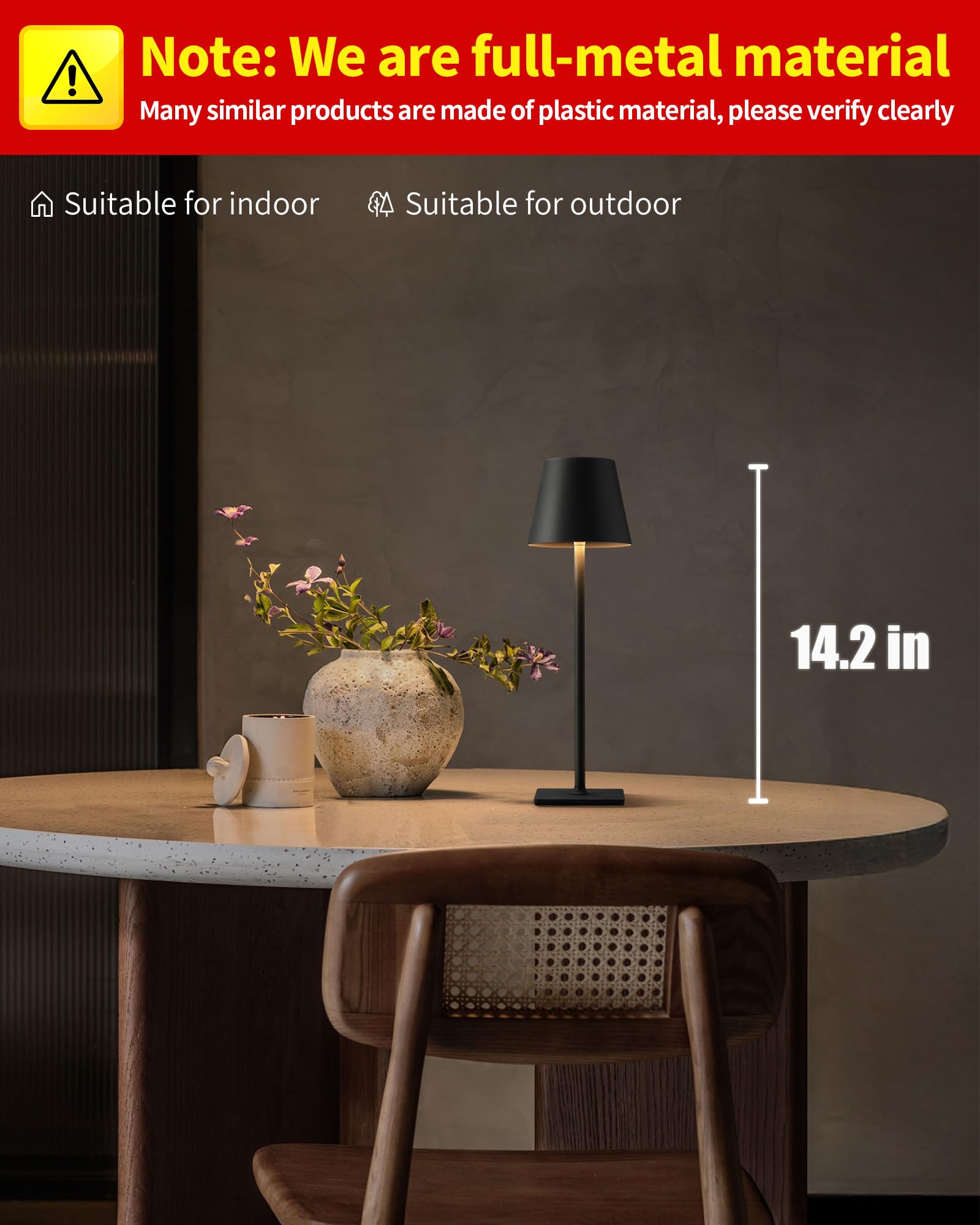 KDG 2 - Pack Cordless LED Table Lamps - From Where - 